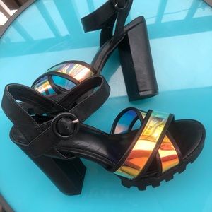 Open Toe Platform Sandal (8.0)